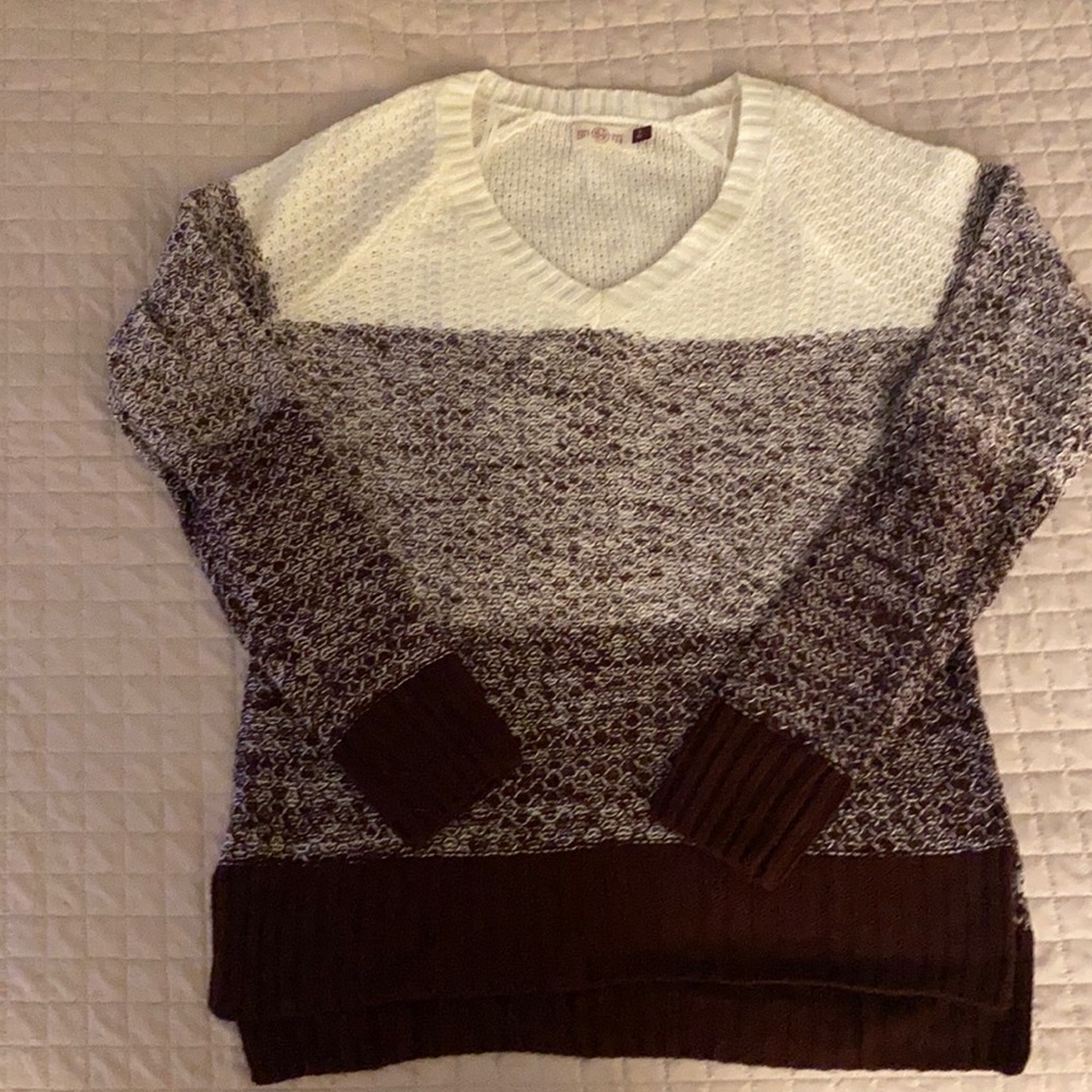 Authentic American Heritage Color Block Sweater, size small
